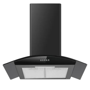 Smart Sensor Curved Model Range Hood Kitchen Chimney Hood with Touch Control