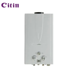 Low-Maintenance OEM Flue Type 3-Knob Control 6-12L Rust-Proof Copper Tank Gas Water Heater