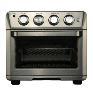 Grande aço inoxidável 1700W elétrico ar fritadeira forno multi-função convecção Airfryer