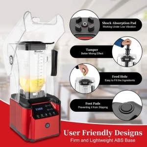 High Powered Professional Blender Strong Heavy Duty Smoothie Milkshake Commercial Blender