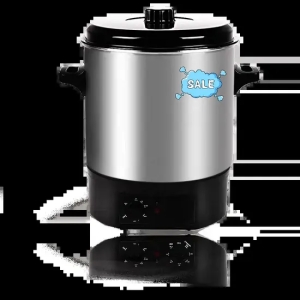 27L Stainless Steel Slow Cooker or Food Warmer with Adjustable Heating System