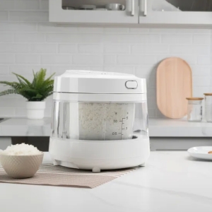 3L 600W健康易用慢炖锅蒸汽玻璃电饭煲