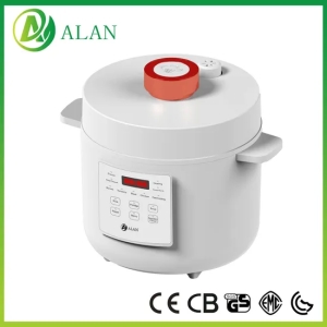 3.0L Full Plastic Outer Shell Tocando Tela Mini Panela De Pressão Elétrica com Uma Função Chave De Liberação De Ar