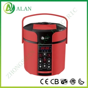 360 градусов 3D нагревая цельнопластиковую мини-электрическую скороварку высокого давления 2,0 литра