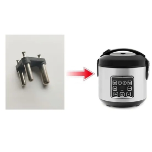 Contact Pin Solid 3 Round Pin Plug Insert for Electric Rice Cooker Accessories