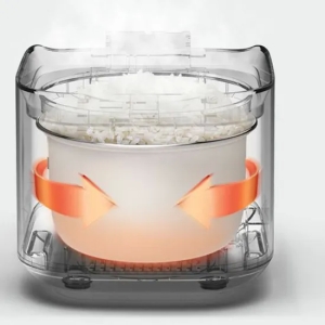 La cocina de arroz eléctrica multiusos inteligente de cocción rápida Petite de uso en el hogar más vendida