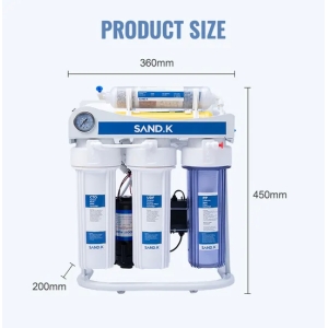 Ménage 5 Étapes 7 Étapes Cuisine Nouveau RO Purificateur D'eau Maison RO Machine Système De Filtration D'eau 75gpd 100gp