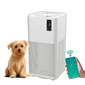 High Efficiency UV HEPA Filter Smart WiFi Household Pet Room Air Purifier