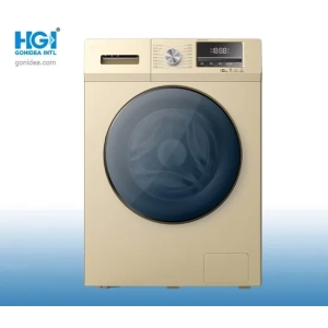 White Single Tub 9kg Capacity Front Loading Cleaning Laundry Washing Machine