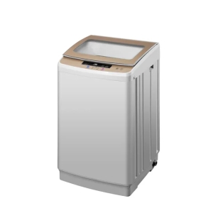 Machine à laver de blanchisserie de chargement avant de couverture noire d'affichage à LED de ménage