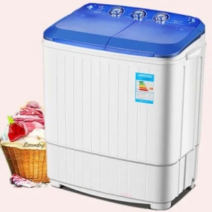 Large Capacity Semi-Automatic Double Tubs Portable Washer Top Load Electric Washing Machine