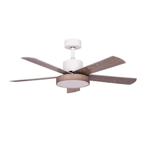 Luxury Modern AC DC 48 Inch 56 Inch Antique Wooden Decorative Ceiling Fan LED Warehouse Outdoor Ceiling Fans with Light 