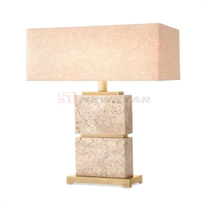 Modern Decoration Onyx Desk Table Floor Lamp Travertine Lamp Marble