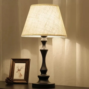Ideal for Hotel Projects American-Style Bedside Living Room Desk Table Lamp