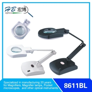 Desktop LED Magnifying Lamp (8611BL)
