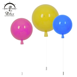 Hot Sale Pendant Ball Lamp Glass Acrylic Material for Children Wall Lamp