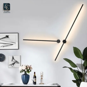 Indoor Sconce Lamp Bedroom Aluminum Acrylic LED Wall Light