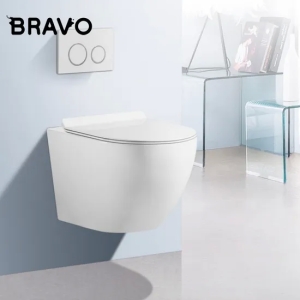 Bravo Bathroom Toilet Ceramic Wall-Hung Toilet Sanitary Ware