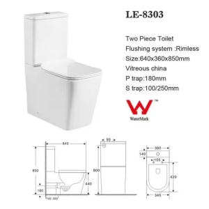 Watermark Certification Australia Model Ceramic Bath Toilets and Bidets