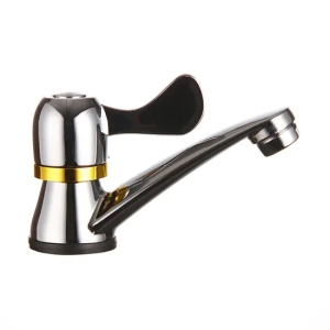 Bathroom Modern Sink Deck Mounted Zinc Alloy Cold Water Wash Basin Faucet Toilet Sink Tap