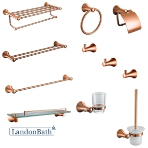Stainless Steel Bathroom Hardware Bath Shower Set Accessories Towel Rack Paper Holde Hooks