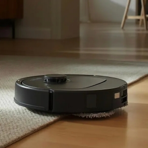 Aspirador y trapeador seco mojado con el aspirador de auto-vaciado del robot del cubo de basura para el hogar