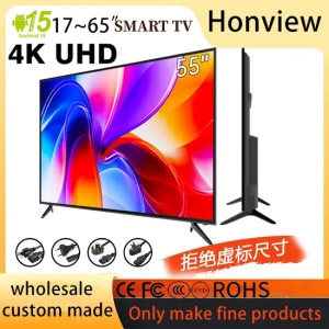 Custom New 2K4K Television 50 55 65 Inch LCD OLED Smart TV