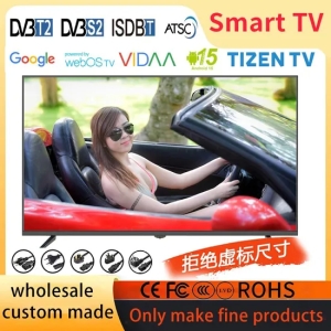 46 50 55 Inch China LCD LED 4K Smart TV Factory Cheap Flat Screen Hdr OLED Best Television