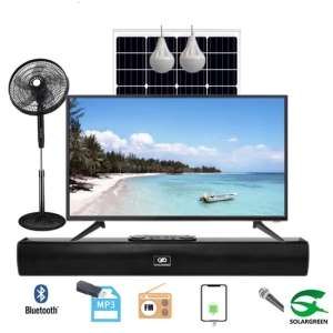 32 43inch DC12V moderó LED accionado solar de cristal LCD TV