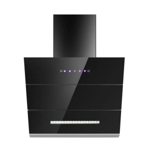 Controle automático completo toque vidro temperado Gama Hoods