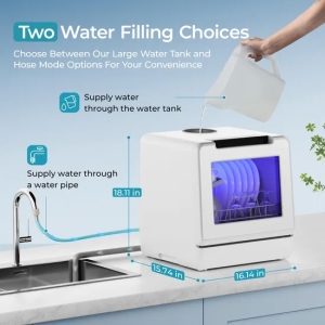 Small Dishwasher for Wholesale with Built-in Water Tank Option