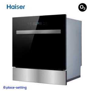 Kitchen Dish Washer Freestanding Built-in 8 Settings Dishwasher with Air Drying