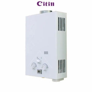 Type sortie extensible de conduite de cuivre des modèles 12-24kw du chauffe-eau 6-12L de gaz de réservoir