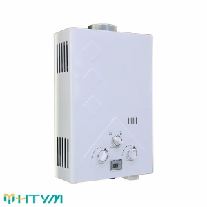 Calentador de agua de gas compacto con aplicaciones versátiles para hogares