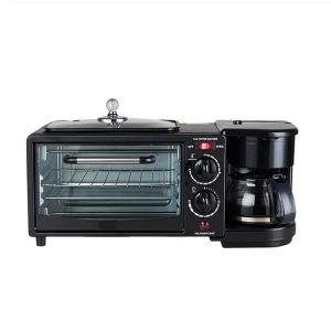 Premium Design Grille-pain multifonctionnel ménage 3 en 1 petit-déjeuner Maker