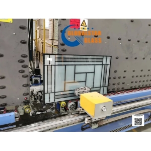 Vidrio impreso pantalla de seda del color para la decoración de gran tamaño del edificio