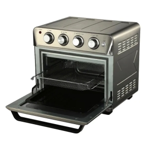 Grande Aço Inoxidável 1700W Electric Airfryer Frango Assado Convecção Air Fryer Forno