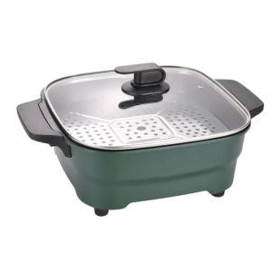 专业烹饪锅批发电动平底锅矩形煎锅30厘米