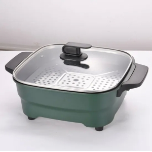 批发室内无烟不粘电动平底锅电饭锅