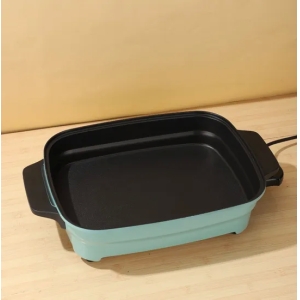 电饭锅炊具烧烤烘烤沸腾BBQ方形火锅40厘米