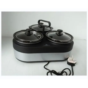 70W Slow Cooker with Glass Lid