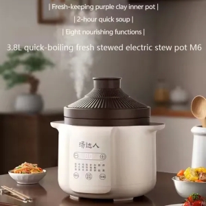 智能电炖锅快速煮沸和烹饪