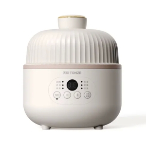 Egg Steamer portátil Mini fogão lento para ensopado sopa e mingau fogão lento