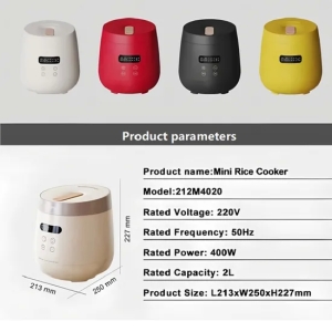 Chine Marchandises Auto Mini Appareils de Cuisson Faible Teneur En Sucre Électrique Intelligent Cuiseur À Riz