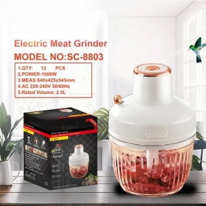 Moderno 1000W 220V-240V Moedor De Carne Elétrico 2.5L Household Moedor De Aço Inoxidável