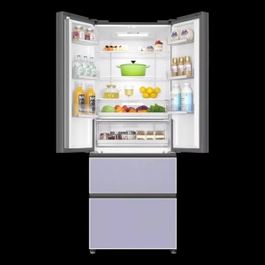 Refrigerador grande de la puerta francesa de la capacidad del hogar Bcd-513wbm