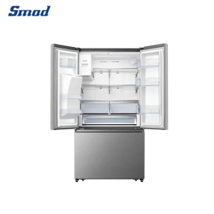 Smad Home 3 Porta Sem Frost French Door Refrigerador com Ice Dispenser