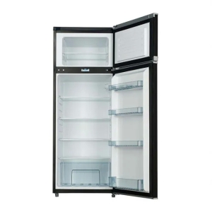 210L Defrost Double Door Top Freezer Refrigerator with Water Dispenser