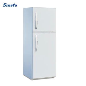 198L Cheap Double Door Fridge Refrigerator with Top Freezer for Sale