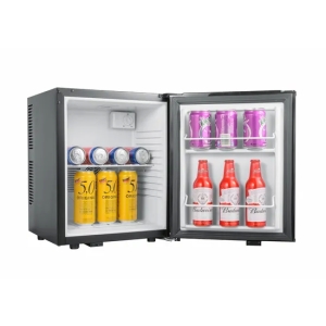 40L mini puerta de cristal refrigerador eléctrico portátil compacto bar nevera Home Hotel termoeléctrica nueva condición